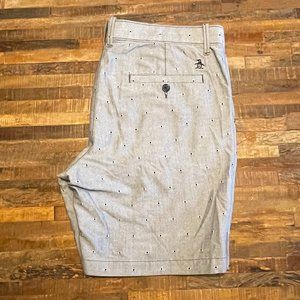 ORIGINAL PENGUIN l Square Pattern Chino Shorts l Size 33